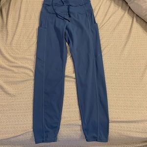 ZYIA calm blue luxe drawstring legging